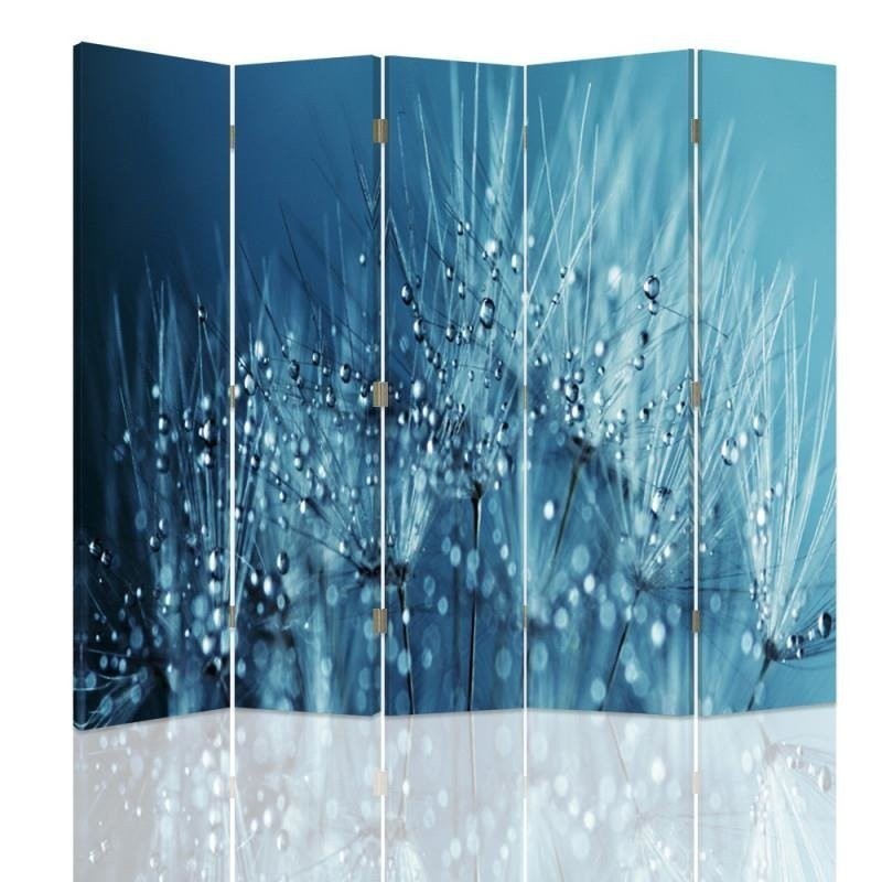 Modern room divider - Blowers in blue | FEEBY