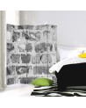 Living room divider - Brick wall in grey | FEEBY