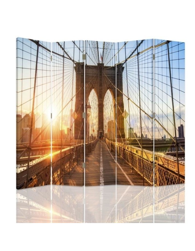 Room divider - Sunrise on a bridge | FEEBY