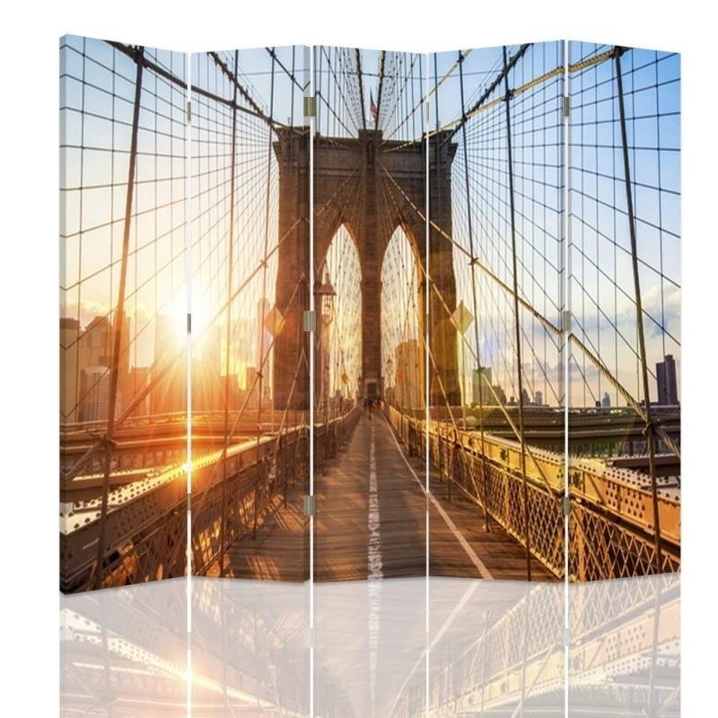 Room divider - Sunrise on a bridge | FEEBY
