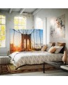 Room divider - Sunrise on a bridge | FEEBY