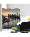 Double-sided room divider - Brooklyn Bridge in New York | FEEBY