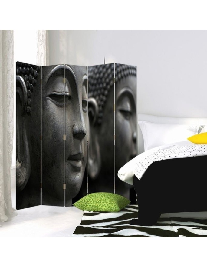 Practical room divider - Buddha stone face | FEEBY