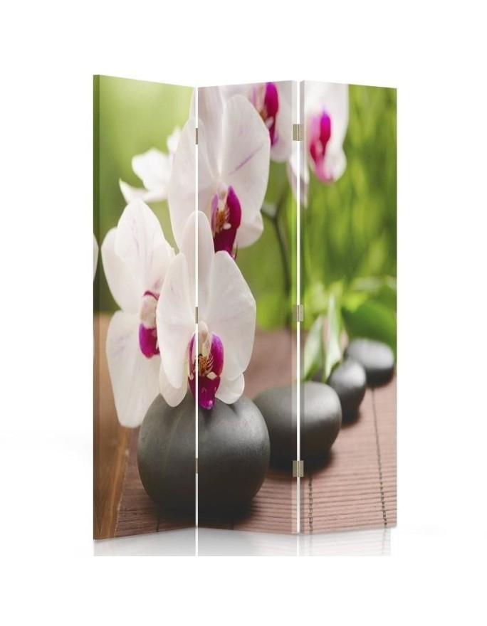 Multipart screen - Orchid and sparkling stones | FEEBY