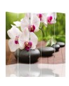 Multipart screen - Orchid and sparkling stones | FEEBY