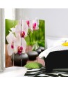Multipart screen - Orchid and sparkling stones | FEEBY
