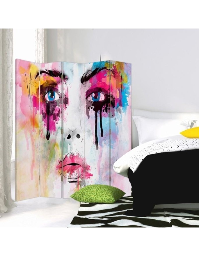 Swivel screen - Face with paint stains | FEEBY