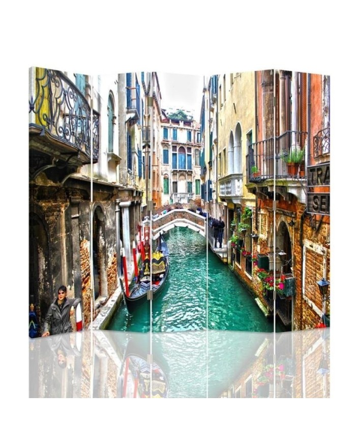 Practical shower screen - Venetian canal R. Kulik | FEEBY