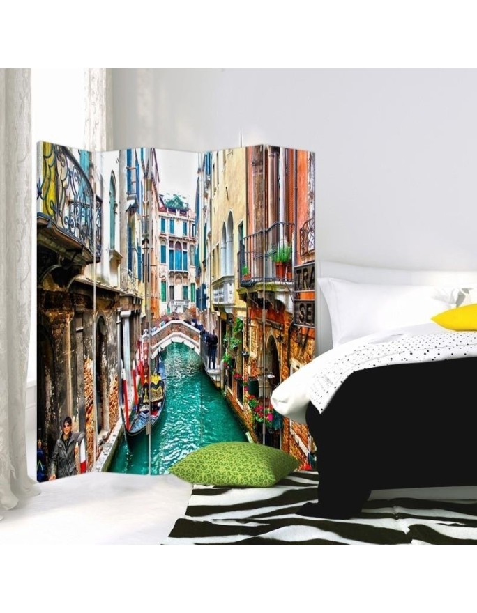 Practical shower screen - Venetian canal R. Kulik | FEEBY