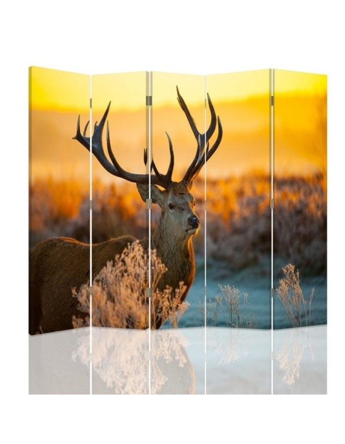Multipart screen - Deer in winter | FEEBY