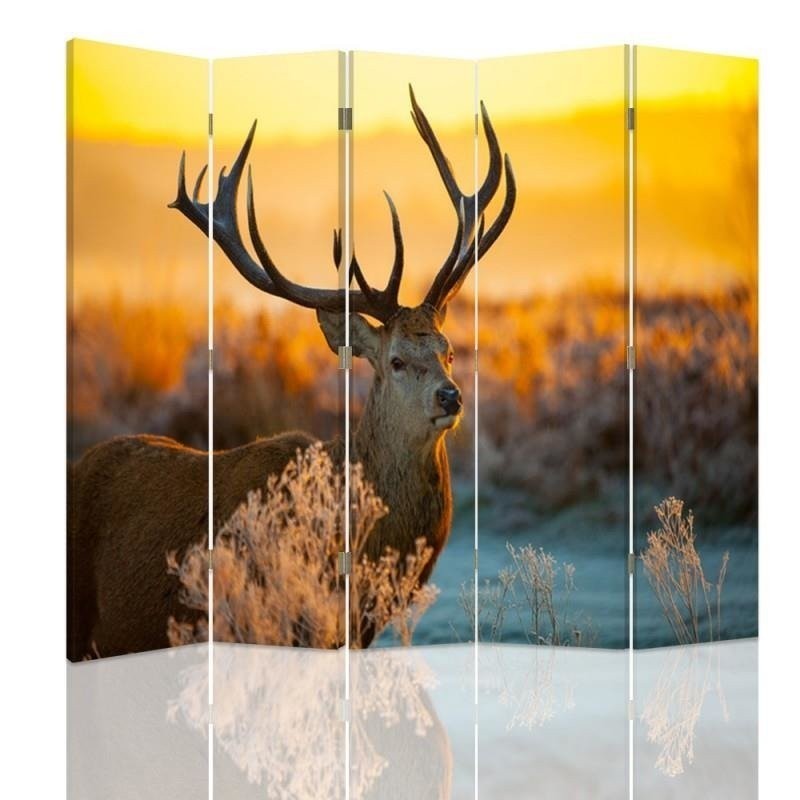 Multipart screen - Deer in winter | FEEBY
