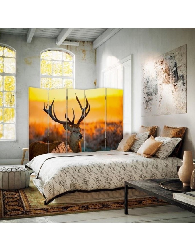 Multipart screen - Deer in winter | FEEBY