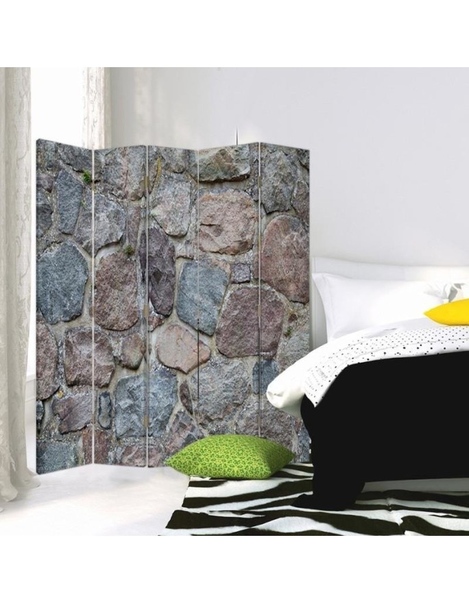 Bedroom divider - Stone wall | FEEBY