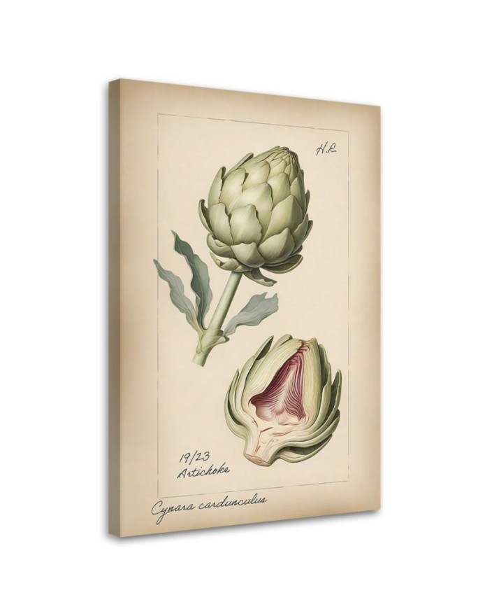 Kitchen painting - Vegetables Vintage Artichoke | FEEBY