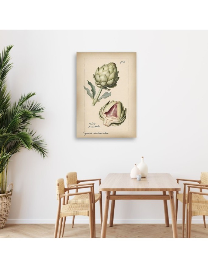 Kitchen painting - Vegetables Vintage Artichoke | FEEBY