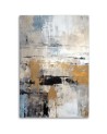 Living room canvas print - Abstract Gold Glamour | FEEBY