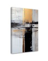 Canvas print for bedroom - Golden abstraction Glamour | FEEBY