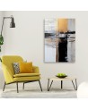 Canvas print for bedroom - Golden abstraction Glamour | FEEBY