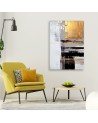 Canvas print for bedroom - Gold abstraction | FEEBY