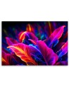 Modern canvas print - Neon leaves | FEEBY
