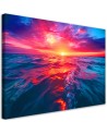 Print on canvas - Sunset over the sea | FEEBY