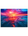 Print on canvas - Sunset over the sea | FEEBY