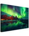Canvas print - Aurora borealis nature | FEEBY