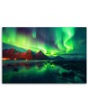Canvas print - Aurora borealis nature | FEEBY