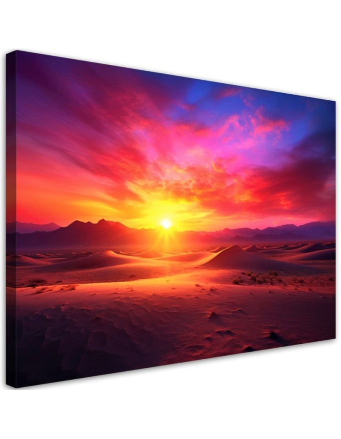 Painting for bedroom - Sunset landscape | FEEBY