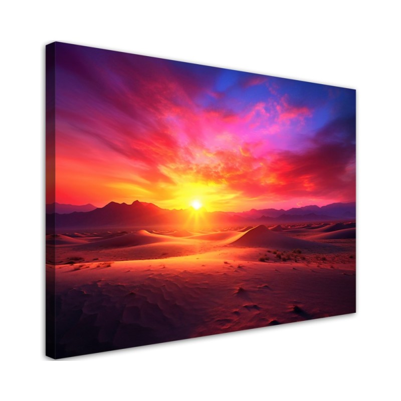 Painting for bedroom - Sunset landscape | FEEBY