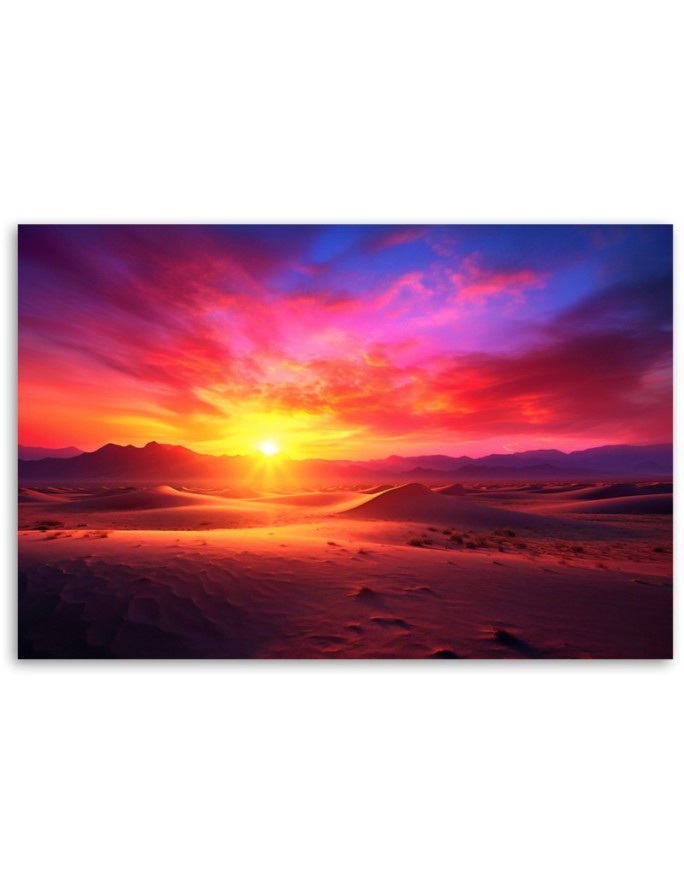 Painting for bedroom - Sunset landscape | FEEBY