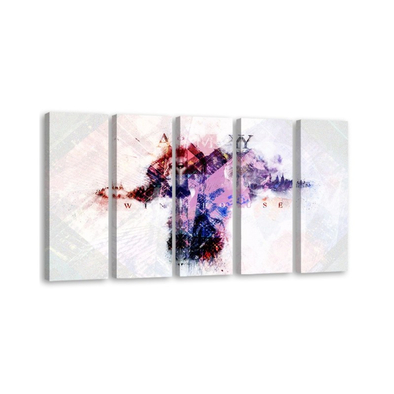 Living room canvas print - Amy Winehouse Singer | FEEBY