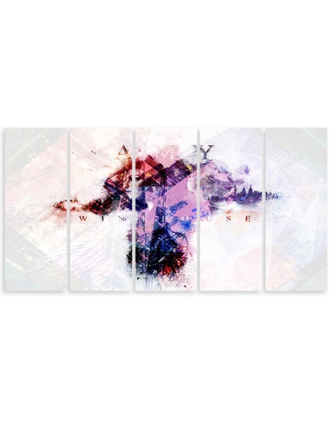 Living room canvas print - Amy Winehouse Singer | FEEBY