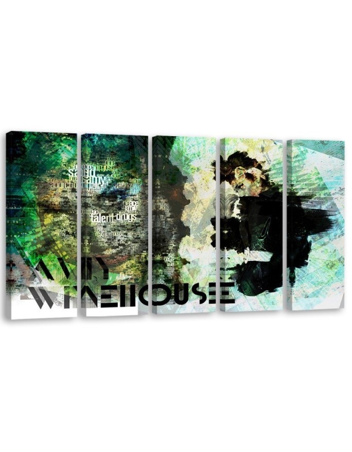 Modern canvas print - Amy Winehouse Singer | FEEBY