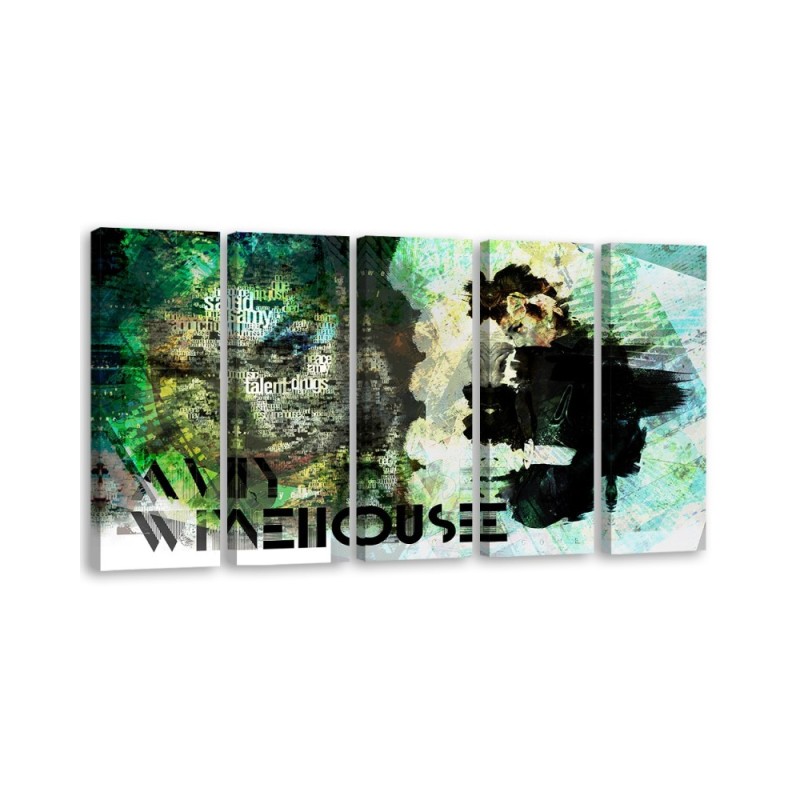 Modern canvas print - Amy Winehouse Singer | FEEBY