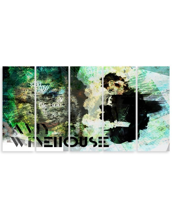 Modern canvas print - Amy Winehouse Singer | FEEBY