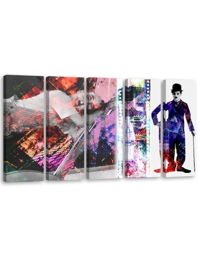 Canvas print for room - Charlie Chaplin Actor | FEEBY