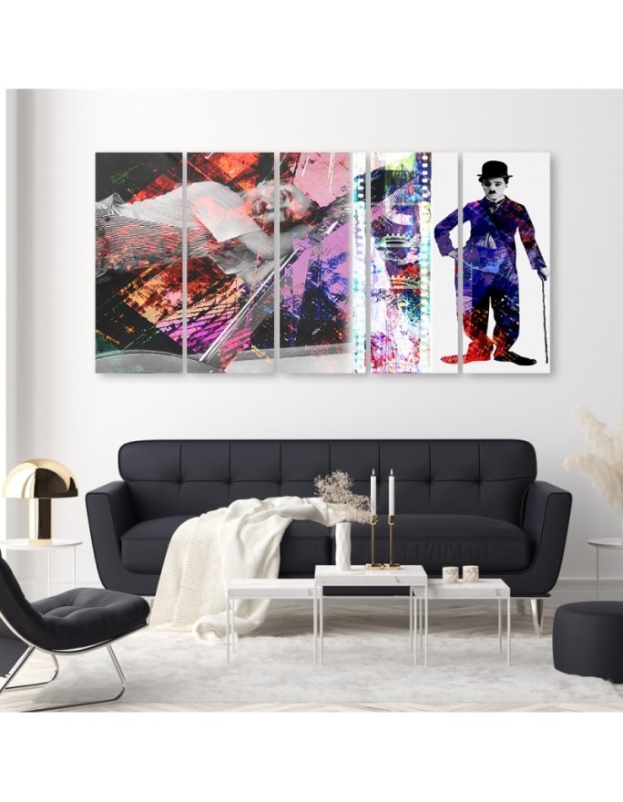 Canvas print for room - Charlie Chaplin Actor | FEEBY