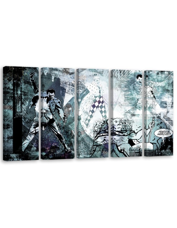 Print on canvas - Freddie Mercury Singer | FEEBY