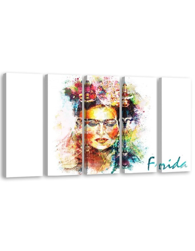 Living room canvas print - Frida Kahlo | FEEBY