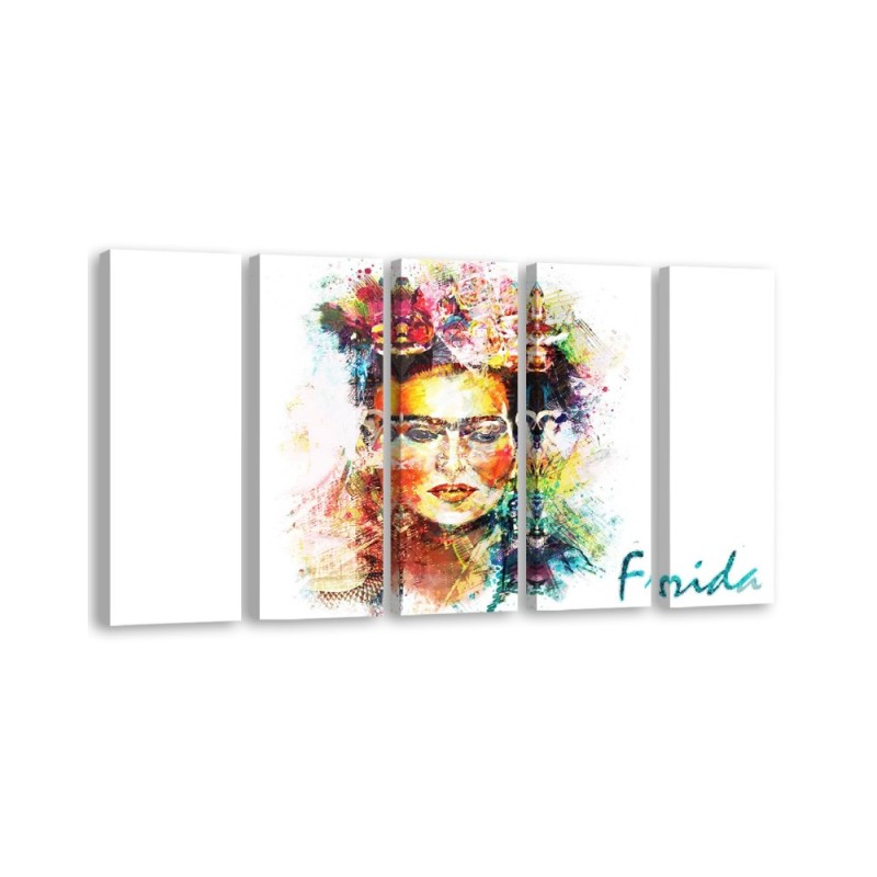 Living room canvas print - Frida Kahlo | FEEBY