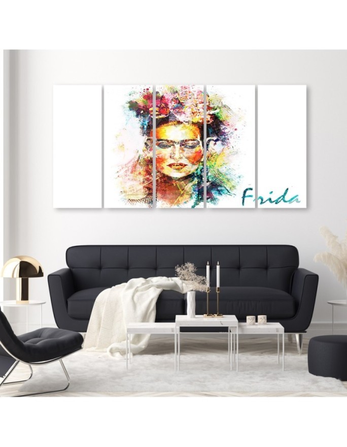 Living room canvas print - Frida Kahlo | FEEBY