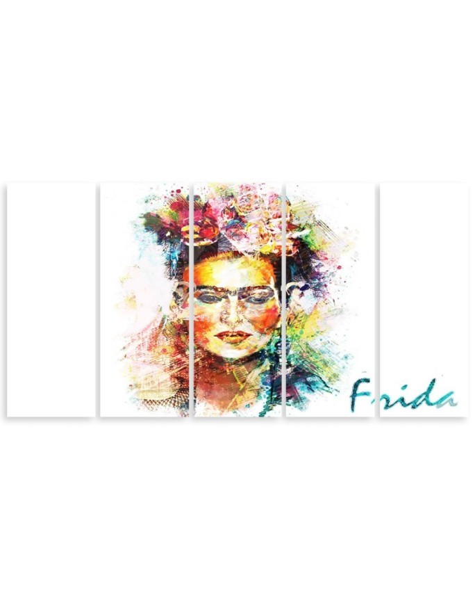 Living room canvas print - Frida Kahlo | FEEBY