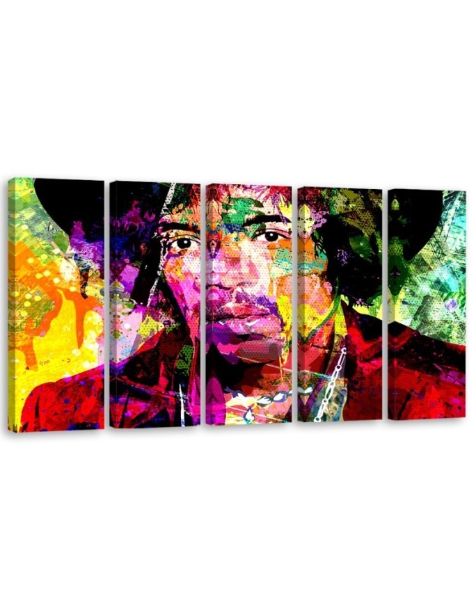 Canvas print - Jimmy Hendrix Music | FEEBY