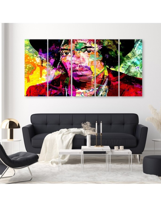Canvas print - Jimmy Hendrix Music | FEEBY