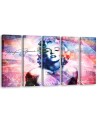 Modern canvas print - Marilyn Monroe Coloured | FEEBY