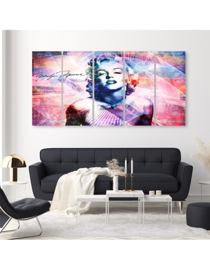 Modern canvas print - Marilyn Monroe Coloured | FEEBY