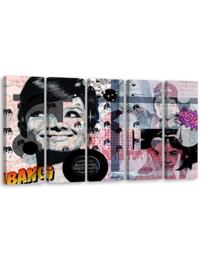 Print on canvas - Audrey Hepburn Actress | FEEBY