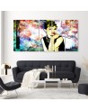 Painting for living room - Audrey Hepburn Colourful | FEEBY