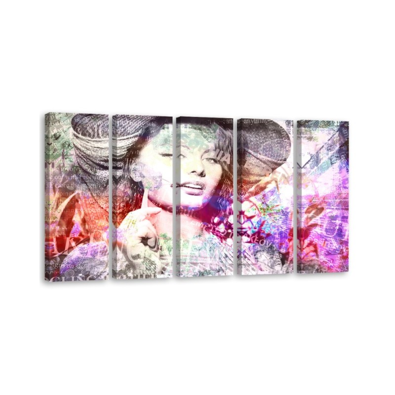 Modern canvas print - Sophia Loren | FEEBY